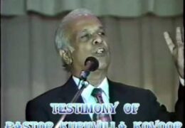 Testimony of Kuruvilla Kovoor