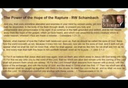 The Power of Hope in a Rapture