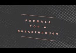 Formula for a Breakthrough