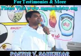 Testimony of Pastor V Samkumar