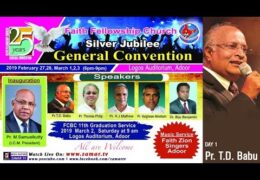 2019 Faith Fellowship General Convention, Adoor-Wednesday
