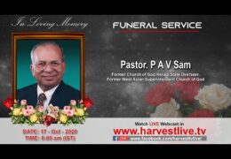 Pastor PAV Sam-Homegoing Celebration
