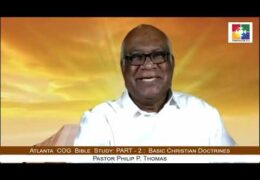 Basic Christian Doctrines-Class-2
