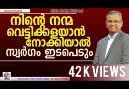 നിന്റെ നന്മ വെട്ടിക്കളയാൻ നോക്കിയാൽ സ്വർഗം ഇടപെടും