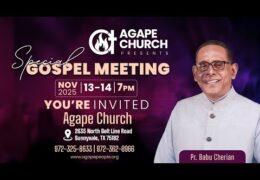 2025 Agape Church Special Gospel Meeting-Thursday